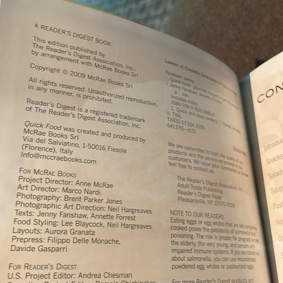 Reader's Digest Quick Food - Gourmet Recipes in Just 30 Minutes - over 300 rec - Picture 5 of 6